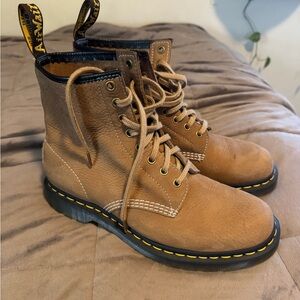 Dr Martens brown boots